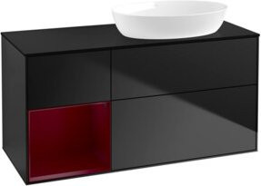 V&B Waschtischunterschrank Finion in Blau, B/T/H: 120 x 50,1 x 50,1 cm - Bild 1