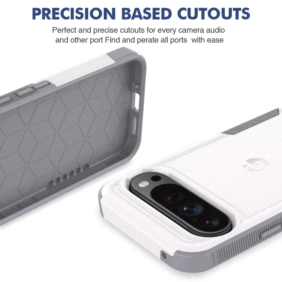 Mattierte Armor Handyhülle für Google Pixel 10 9 8 Pro XL 7 6 in Purple – Stoßfeste Schutzhülle mit mattierter Oberfläche - Bild 1