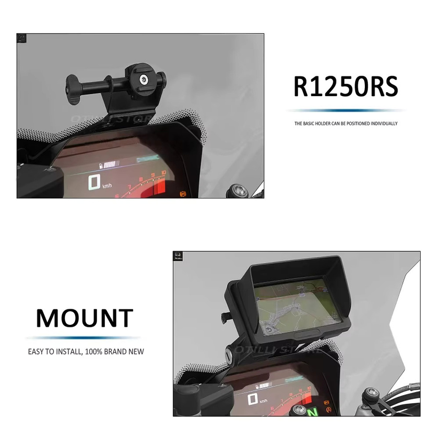 Otilli GPS Halterung und Ladestation für BMW R1250RS und R1250 GS in Schwarz - Bild 3