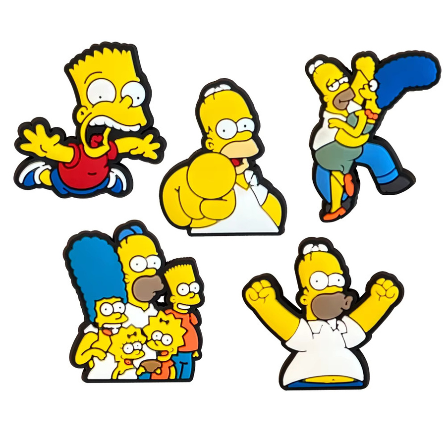 Hot Toys Simpson Schuh-Charms, 18-teiliges Set, PVC - Bild 4