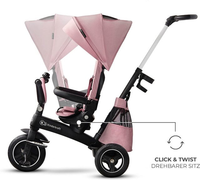 Kinderkraft Dreirad EASYTWIST pink - Bild 1