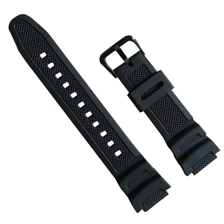 VNWCT Uhrenarmband Kautschuk, Schwarz, 18 mm x 25 mm - Bild 4