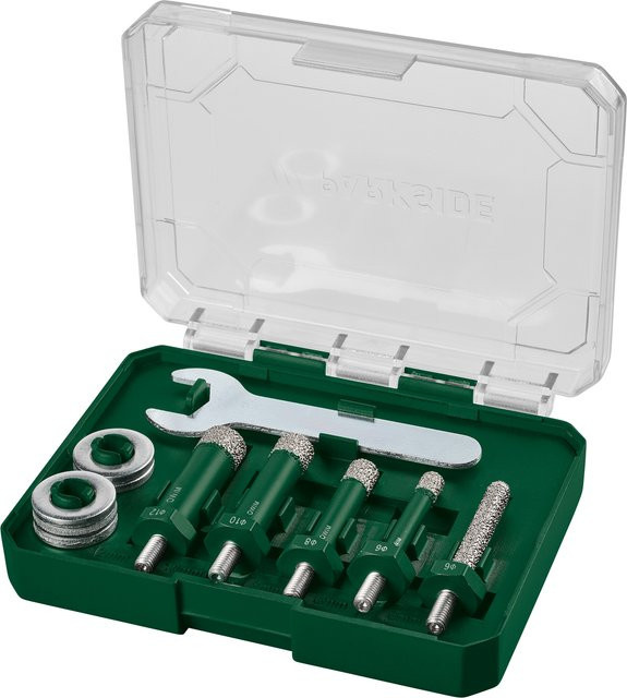 Parkside Diamant-Fliesenbohrer Set mit M14 und M5 Gewinde sowie Sechskantaufnahme aus Stahl - Bild 1