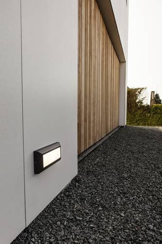 Lutec Helena LED-Außenwandleuchte in Anthrazit mit 10,5W direktem Licht - Bild 1