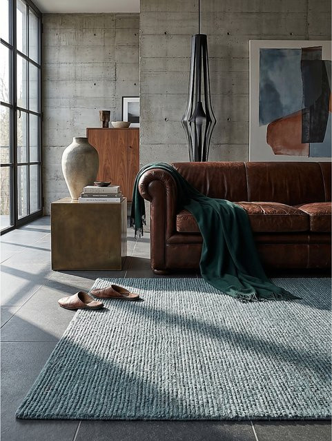 Wollteppich Kadima Design in Türkis, B/T: 160 x 230 cm - Bild 1