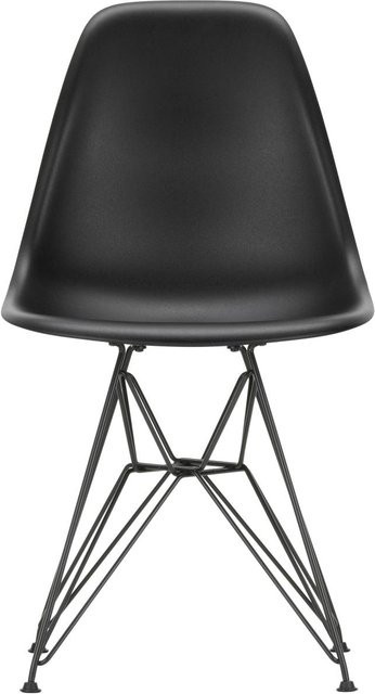 Vitra DSR Eames Plastic Side Chair aus Polypropylen in Schwarz matt - Bild 1