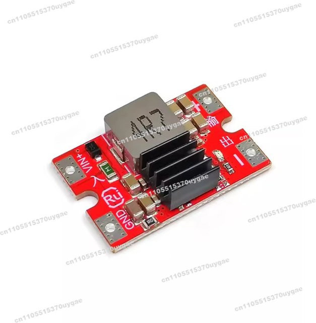 Hocheffizientes Abwärtsmodul 27 V bis 3,3 V oder 5 V, Mini-Abwärtsplatte 12 V bis 5 V mit 8 A, Farbe: Rot - Bild 1