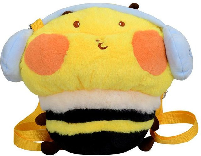 Fashnics Bienen Plüsch Rucksack, Stofftier Tasche, Gelb, ab 14 Jahren - Bild 1