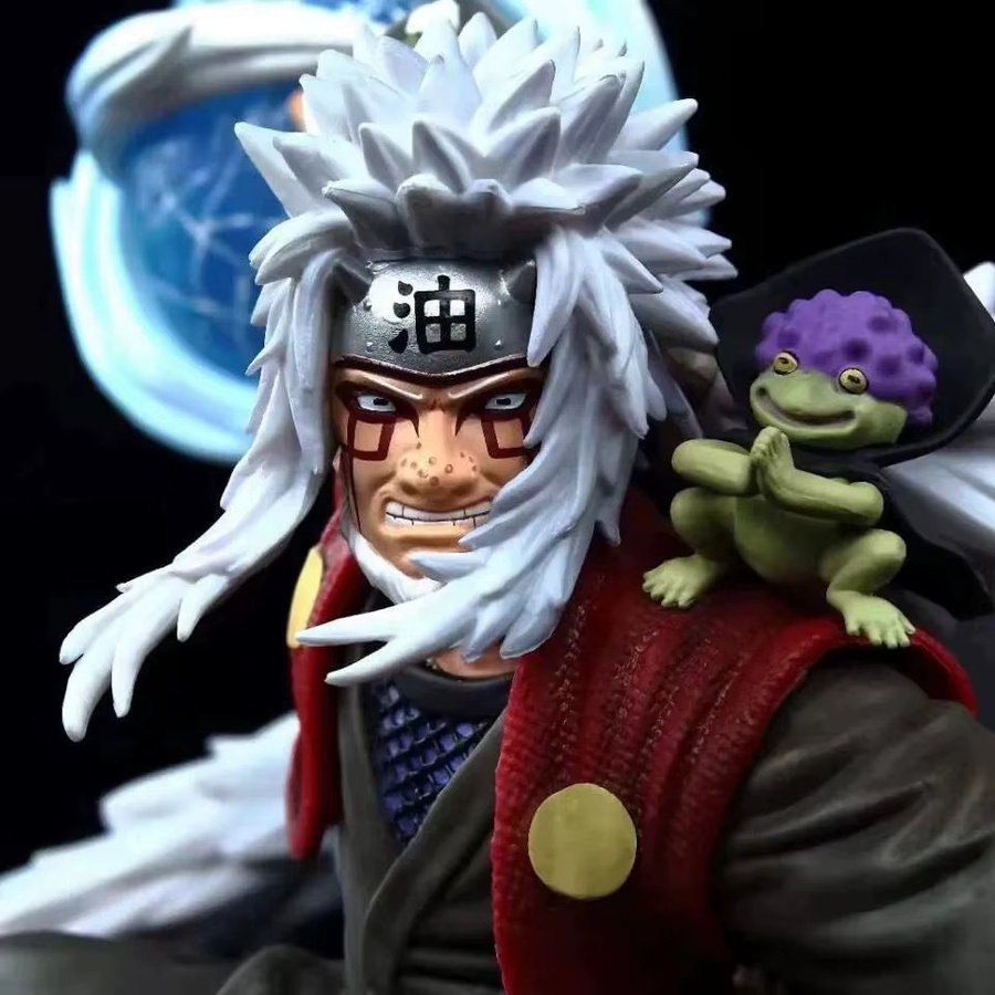 Bandai Naruto Anime Figur Jiraiya Premium Version PVC Modell Statue, Höhe: 39 cm - Bild 3