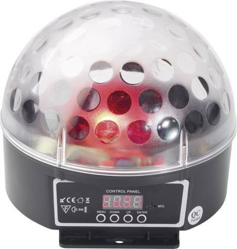 Eurolite BC-6 DMX LED-Effektstrahler in Schwarz mit 5 x 3 W RGB LEDs und transparentem Gehäuse - Bild 1