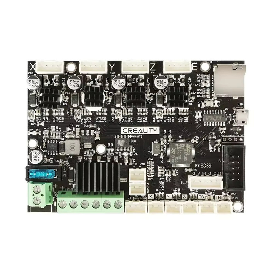 Creality Ender 3 Silent-Motherboard-Kit 32-Bit mit TMC2225 Treibern und Marlin 2.0.1 in Schwarz - Bild 3