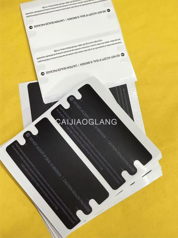 100 Stück Siegelaufkleber für Box-Verpackungen Weiß zum Wiederverschließen für Galaxy A55 A35 S23 - Bild 1