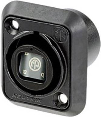 Neutrik LWL-Steckverbinder NO4FDW-A in Schwarz für optische Verbindungen - Bild 1