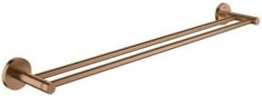 Grohe Doppel-Badetuchhalter Essentials aus Messing in Gold, Breite: 60 cm, mit Schraubbefestigung - Bild 1