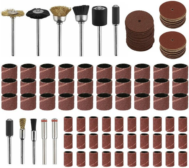 Kkmoon 151-teiliges Zubehör-Set für Drehwerkzeuge mit 1/8-Zoll-Schaft zum Schneiden und Schleifen in Multicolour - Bild 1