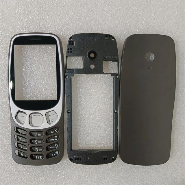 Nokia 3210 4G (2024) Ersatzteil-Set mit Gehäuseabdeckung und englischer Tastatur in Schwarz - Bild 1