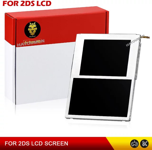 Pogopirate LCD Display Bildschirm Ersatzteil für Nintendo 2DS in Schwarz - Bild 1
