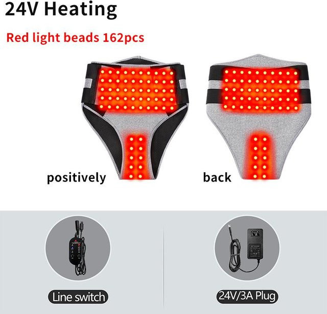 Binchi Health Electronics Rotlichttherapie Bauchmassagegerät mit Heizfunktion und Vibration zur Linderung von Menstruationsschmerzen - Bild 1