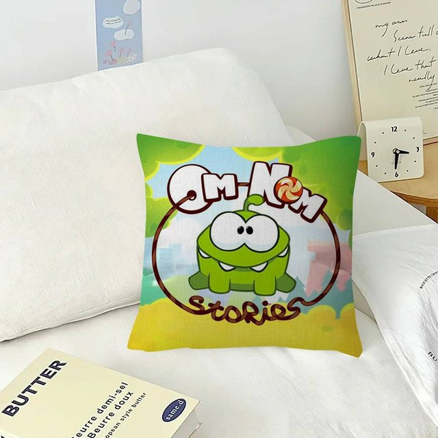 Anime Kissenbezug Green mit Motiv für Heim und Büro, B/B: 45 x 45 cm oder 65 x 65 cm - Bild 1