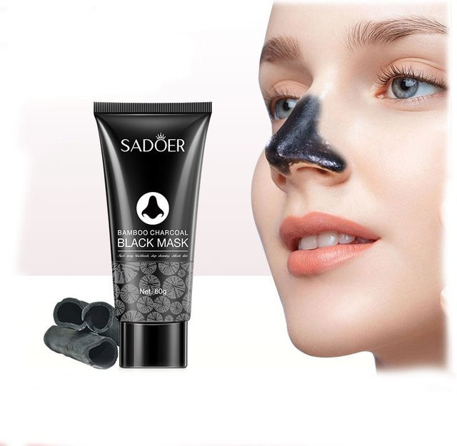 skcrstar Nasenpflaster Bambuskohle-Faser-Maske, 60g, Unisex - Bild 1