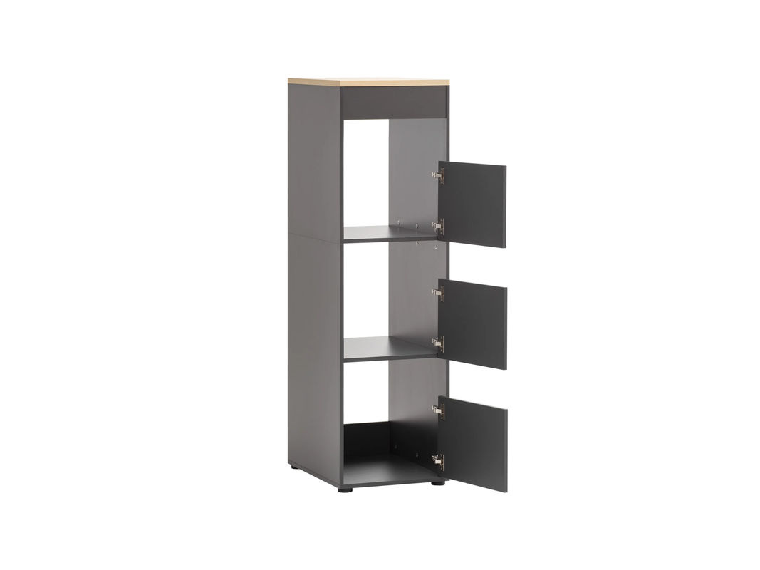 Schildmeyer Hochschrank Solea Anthrazit Eiche Hell B/T/H: 45,1 x 60 x 154,7 cm - Bild 2