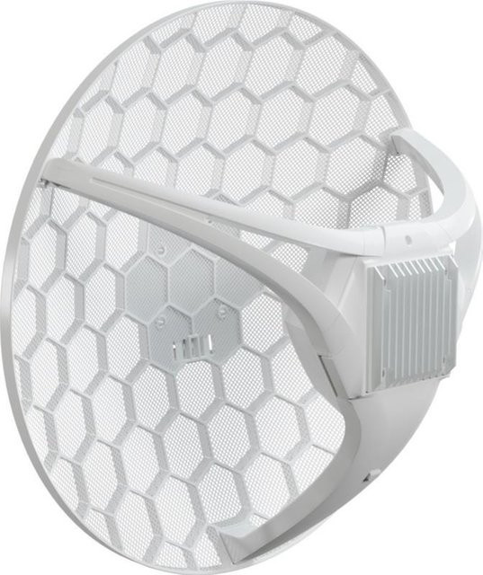 MikroTik LHG LTE18 KIT LTE Modem mit 17dBi Antenne und 1.2 Gbps CAT18 Unterstützung in Weiß - Bild 1