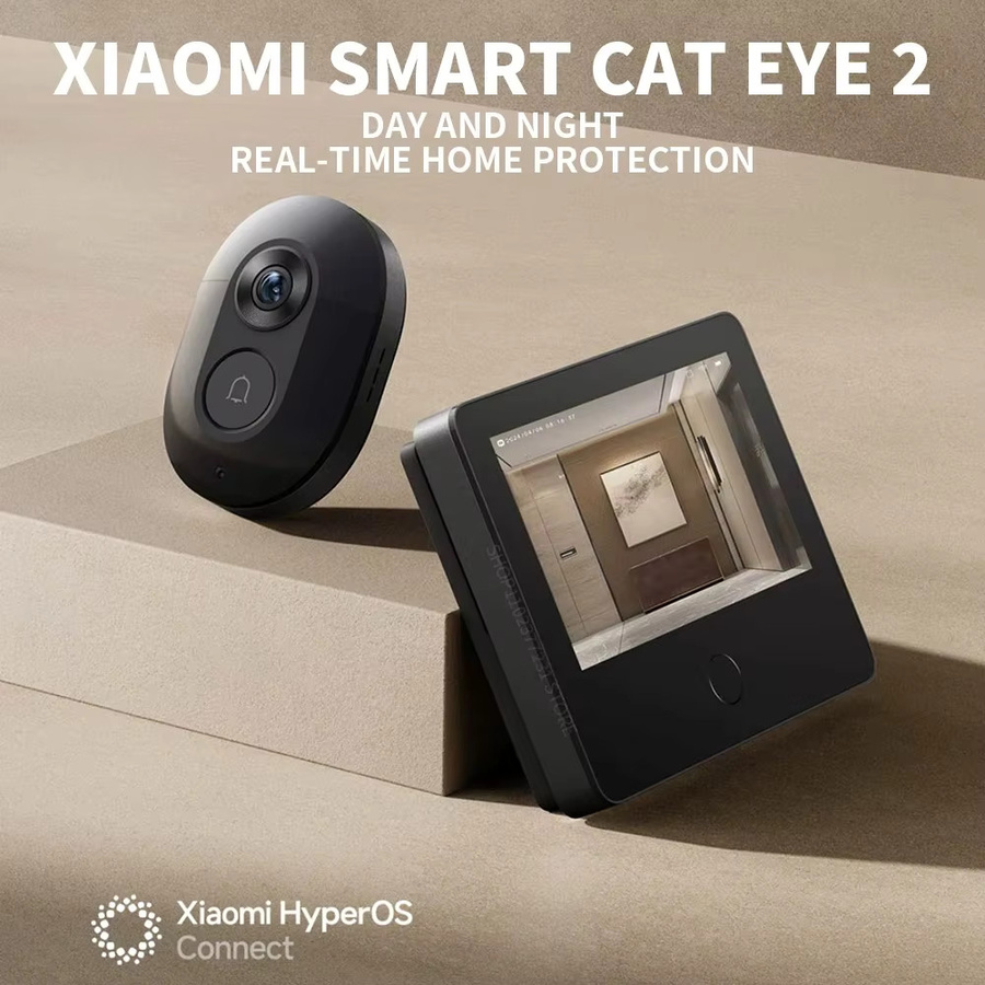 Xiaomi Smart Cat Eye 2 WLAN-Video-Türspion mit 3MP HD, Infrarot-Nachtsicht und 180° Weitwinkel in Schwarz für die Mi Home App - Bild 5