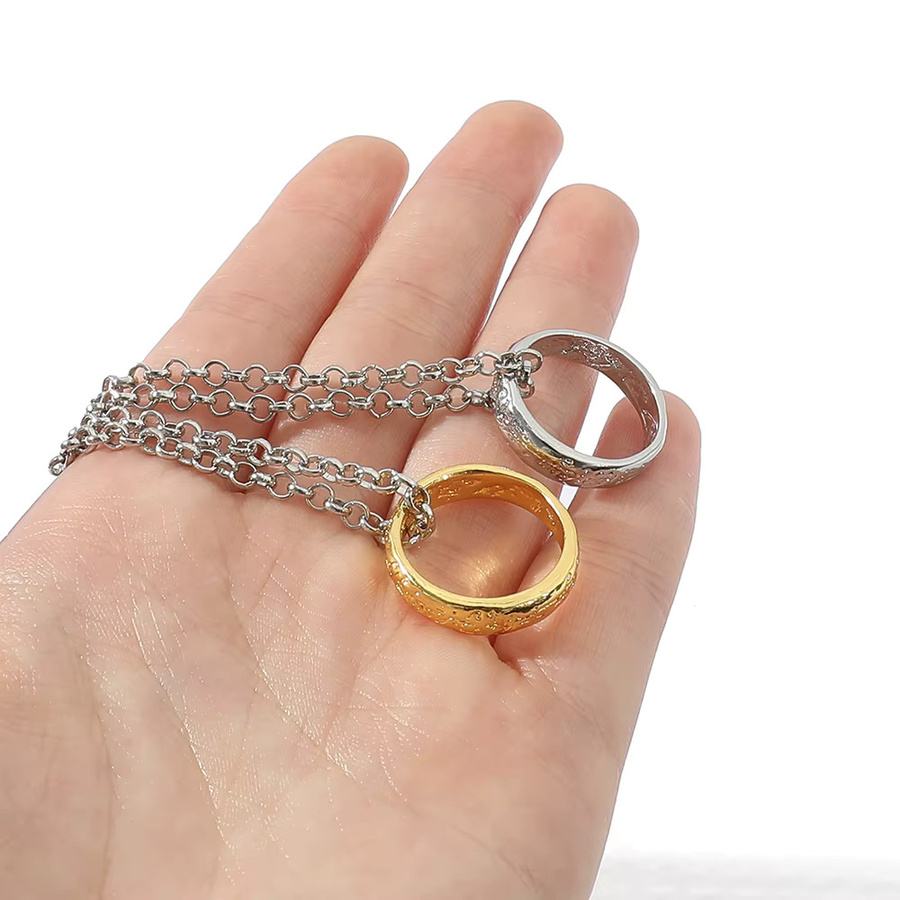TAKARA TOMY Ring-Halsketten-Set, Bicolor, Unisex - Bild 1
