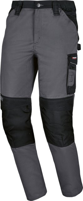 PARKSIDE PERFORMANCE Herren Arbeitsbundhose aus Poly-Cotton in Grau mit reflektierenden Elementen, Größe 52 - Bild 1
