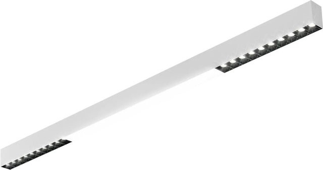 NETTLIFE LED Deckenleuchte aus Metall in Weiß, dimmbar mit Fernbedienung, Breite: 107 cm - Bild 1
