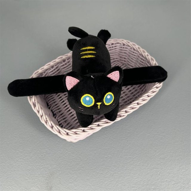 Yiran toy 4-Farben-Katze, Tier-Klatschen-Schnapp-Wickel-Armband, Plüschtier, ab 3 Jahren - Bild 1