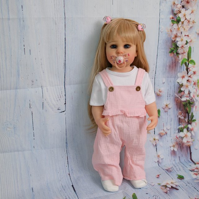 NPK Prinzessin Ellie, Reborn-Kleinkind-Kunstpuppe, 22'' - Bild 1