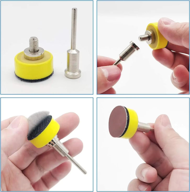 Vibratite 101-teiliges Klett-Schleifscheiben und Polierpad-Set für Dremel Schleifwerkzeuge, Durchmesser: 25 mm - Bild 4