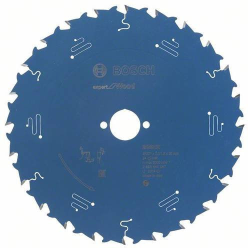Bosch Expert for Wood Kreissägeblatt mit Carbide-Spitzen, Blau, Durchmesser: 237 mm, Bohrung: 30 mm, Zähneanzahl: 24 - Bild 1