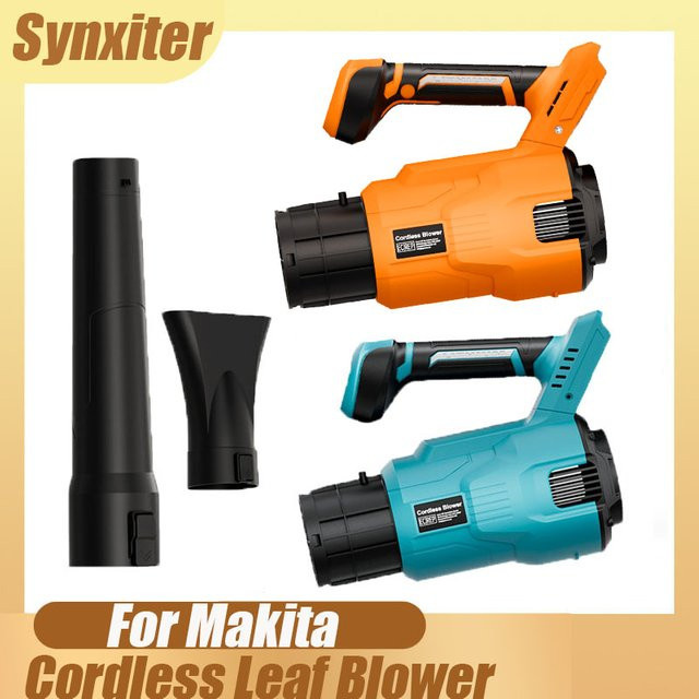 Bürstenloser Elektro-Laubbläser für Makita LXT und DEWALT 18V Akku, 2-in-1 Turbo-Gebläse für Laub, Schnee und Gartenreinigung - Bild 1