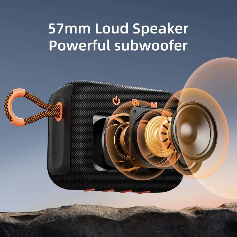 Zealot S75 Tragbarer Outdoor-Bluetooth-Lautsprecher mit Dual-Treiber, IPX6 wasserdicht, Schwarz - Bild 3