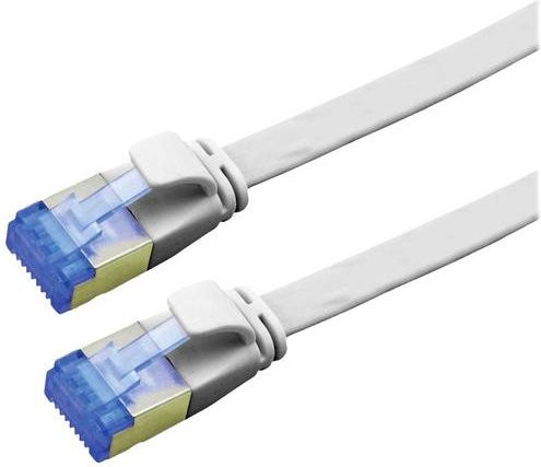 VALUE Patchkabel Kat.6A FTP extra-flach Ethernet LAN grau, Länge: 2 m - Bild 1