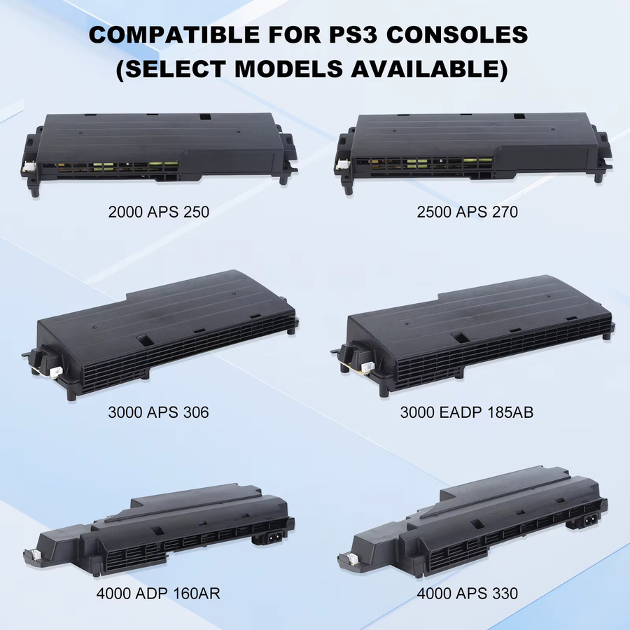 Sony Ersatz-Netzteil Stromadapter für PlayStation 3 PS3 2000-4000 in Schwarz - Bild 4