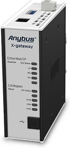 Anybus AB7677 EtherNet/IP Master/CANopen Slave Gateway 24 V/DC in Weiß - Bild 1