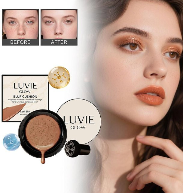 LUVIE GLOW Cushion Foundation BB/CC Cream, Unisex - Bild 1
