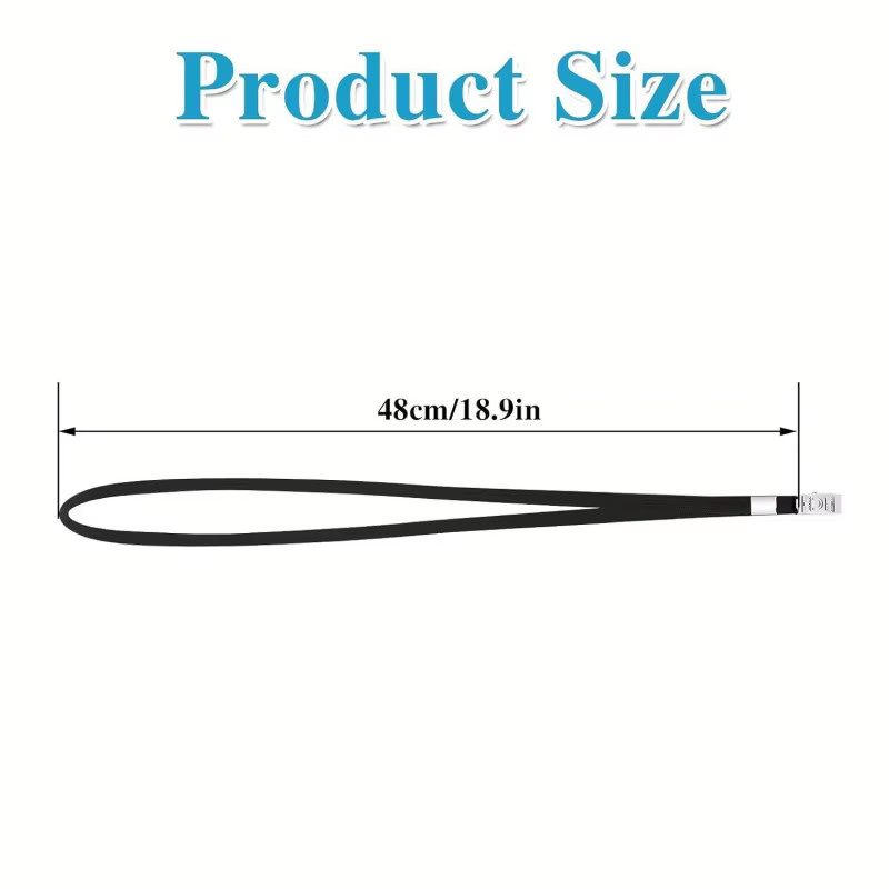 Lanyards Bulk Set mit Bulldog-Clip für Ausweishalter und Abzeichen in Grün und Schwarz - Bild 2