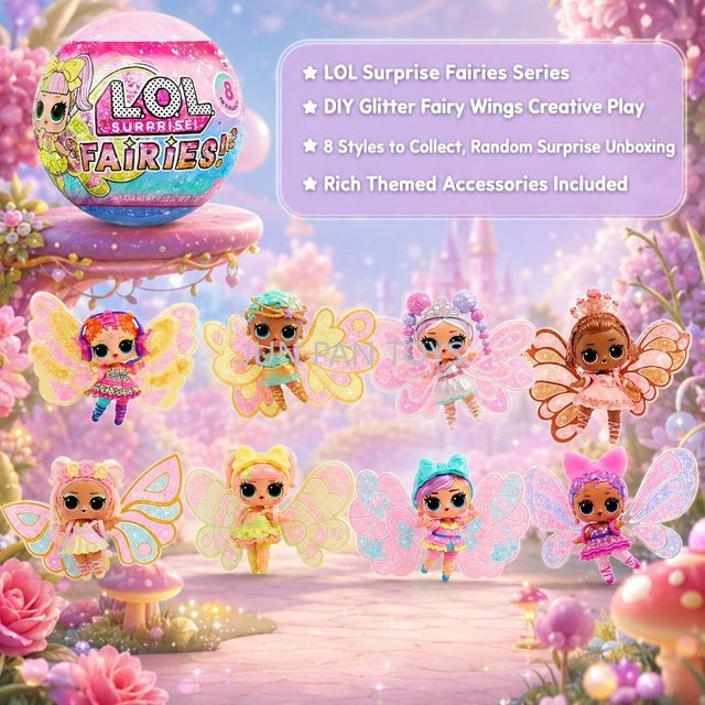 LOL Surprise Feen-Tots, Actionfigur, 8 Überraschungs-Mini-Modepuppen - Bild 1