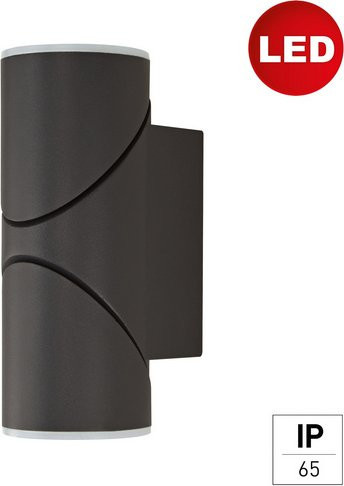 E2 LED-Außenwandleuchte FELIS Up-Down Wandlampe Schwarz IP65 12W - Bild 1