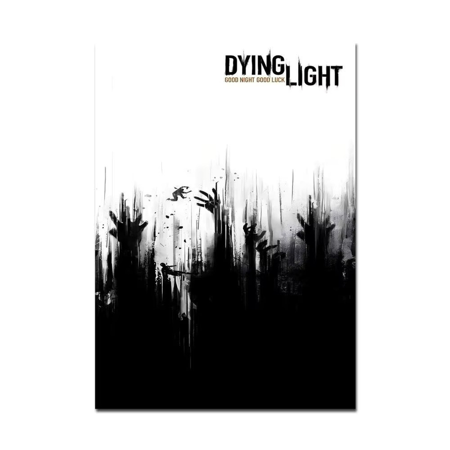 Dying Light Classic Anime Poster wasserfester Papieraufkleber Wanddekoration Mehrfarbig - Bild 7