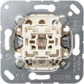 Jung Wipp-Kontrollschalter Universal Aus-Wechsel 20AX 250VAC in Weiß 506-20KOU - Bild 1