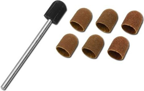 Donau Elektronik 1627 Schleifkappen-Set in Braun mit 5 mm Durchmesser - Bild 1
