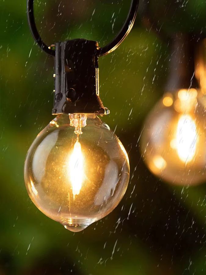 LED G40 Lichterkette mit wasserdichten Kugelbirnen für die Außenbeleuchtung und Weihnachtsdekoration, 7,6-30 Meter - Bild 7
