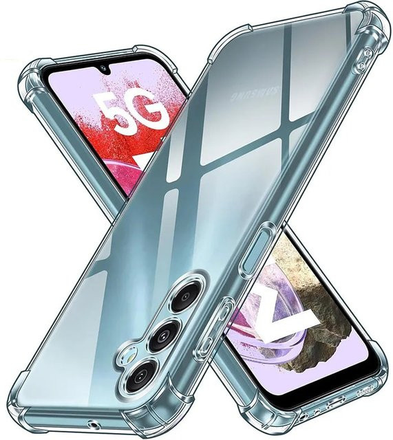 Stoßfeste transparente Silikonhülle für Samsung Galaxy S24, S23, S21 FE, S25 Plus und Note 20 Ultra - Bild 1