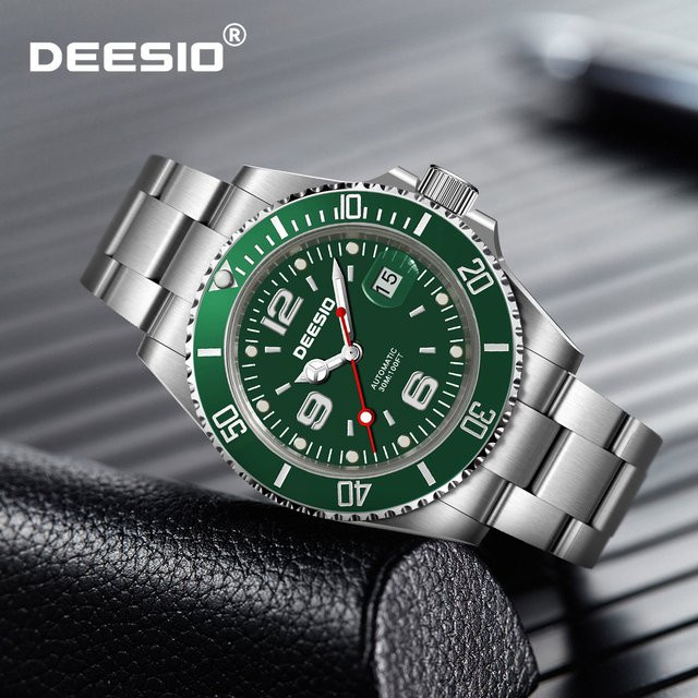 Deesio Armbanduhr, Automatik, Edelstahl, Keramiklünette, Herren - Bild 1