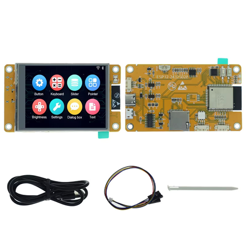 TENSTAR ESP32-Entwicklungsboard mit 2,8-Zoll-LCD-Touch-Display, LVGL, Wi-Fi und Bluetooth, TFT-Modul WROOM in Multicolor - Bild 2